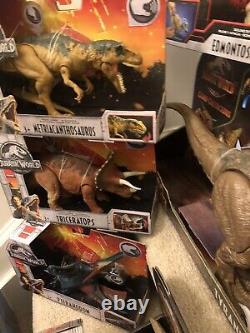 12 jurassic world toys, Lot, Dinosaurs, New, T-Rex, Triceratops, spinosaurus