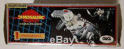 1984 GiG Diaclone Dinobot BLUE Grimlock pre G1 Transformer Takara T-rex Dinosaur