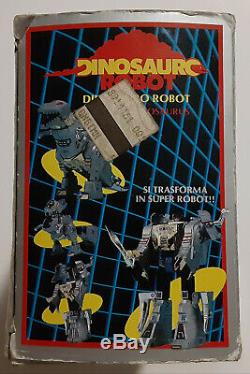 1984 GiG Diaclone Dinobot BLUE Grimlock pre G1 Transformer Takara T-rex Dinosaur