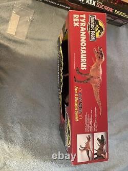 1993 Kenner Jurassic Park Tyrannosaurus Rex Electronic New With Receipt