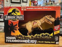 1993 Kenner Jurassic Park, Young Tyrannosaurus Rex with Deadly Slashing Jaws