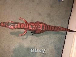1993 kenner jurassic park electronic red T-rex and dinosaur action figure lot