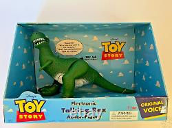 1995 Toy Story Movie Electronic Talking Rex T-Rex Dinosaur 15 Figure Thinkway