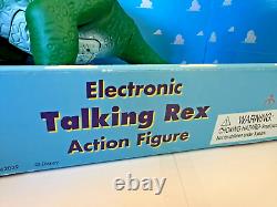 1995 Toy Story Movie Electronic Talking Rex T-Rex Dinosaur 15 Figure Thinkway