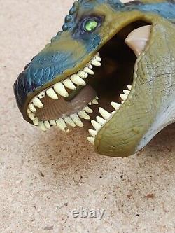 1997 Hasbro Jurassic Park JP28 Bull T-Rex Complete withPod & Working Sound READ