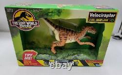 1997 The Lost World Jurassic Park -Velociraptor Electronic Roar -New Shelf Wear