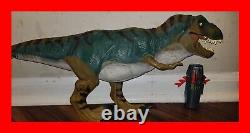 1997 Vintage Lost World Jurassic Park JP28 Bull T-Rex+Pod, Sound Working, Complete