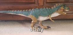 1997 Vintage Lost World Jurassic Park JP28 Bull T-Rex+Pod, Sound Working, Complete