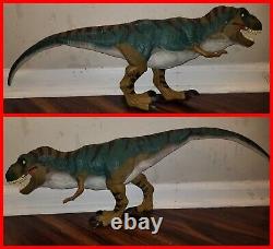 1997 Vintage Lost World Jurassic Park JP28 Bull T-Rex+Pod, Sound Working, Complete