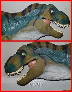 1997 Vintage Lost World Jurassic Park JP28 Bull T-Rex+Pod, Sound Working, Complete