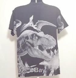 1997 Vtg Jurassic Park The Lost World T-shirt Faded All Over Dinosaurs T-Rex USA