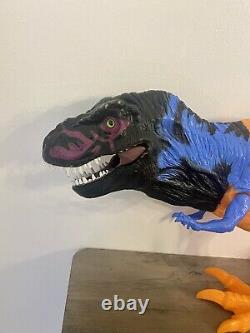 1998 Kenner Jurassic Park Chaos Effect OMEGA T-REX Tyrannosaurus Rex WORKS