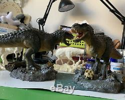 1/35 Tyrannosaurus Statue Model 17 T Rex Dinosaur Dino Collector Decor Gift GK