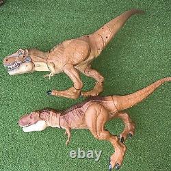 2014 20 Jurassic World Indominus Rex Figure 2 T Rex Raptor Blue Light N Sound