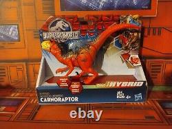 2016 Jurassic World Bashers & Biters Hybrid Carnoraptor Dinosaur Rare Hasbro