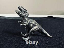 2024 Hand Poured T-Rex Dinosaur 100 Gram Silver