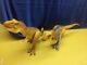 2 Mattel Jurassic World Park Super Colossal T-Rex Giant Dinosaur Figure Diorama