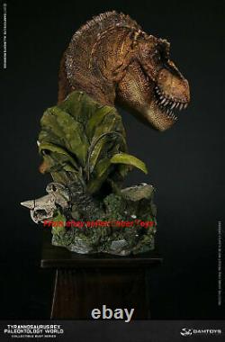 2pcs Dam Toys MUS001A B Statue T-Rex Bust Figure Collection Series Dinosaur