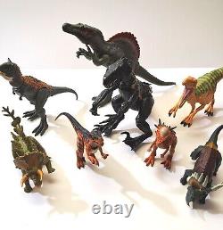 (38) Jurassic Park World & Chap Mei Dino Valley Dinosaur Lot Figures & Vehicle