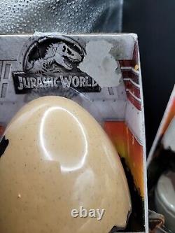 3 Jurassic World Hatch'n Play Dinosaurs T-Rex, Triceratops & Stygimoloch Eggs