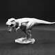 3oz Limited Tyrannosaurus Rex Dinosaur Hand Poured 999 Fine Silver Statue