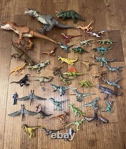 43 Piece Jurassic World (park) Toy Lot of Figures Good working Condition