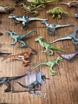 43 Piece Jurassic World (park) Toy Lot of Figures Good working Condition