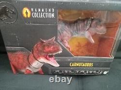 4 jurassic world hammond collection sets factory sealed t rex carnotaurus