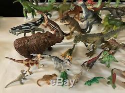 51PC Vintage-Now Schleich Safari Dinosaur LOT Figure Retired HTF T-Rex Raptor