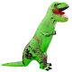 Adult Inflatable Dinosaur Costume T-Rex Festival Funny Dress Cosplay Suit, Green