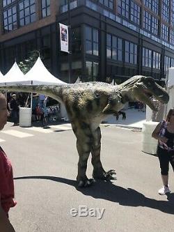 Adult Realistic T-REX walking animatronic dinosaur costume with hidden legs