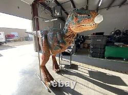 Adult Realistic T-REX walking animatronic dinosaur costume with hidden legs