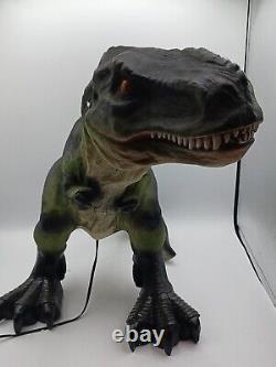 Awesome TRex T Rex Dinosaur Night Light Lamp 17- Tall, 25- Long 14- Wide NIB