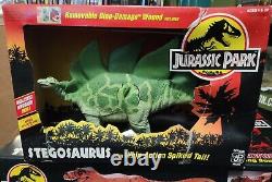 Brand New 1993 Kenner Jurassic Park STEGOSAURUS Whip-Action Tail & Dino-Damage