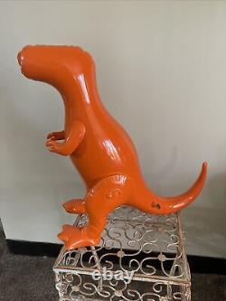 Brett Kern Inflatable Large T-Rex Dinosaur Orange