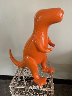 Brett Kern Inflatable Large T-Rex Dinosaur Orange