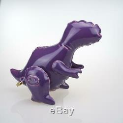 Brett Kern PURPLE Ceramic T-REX Dinosaur Sculpture MINT