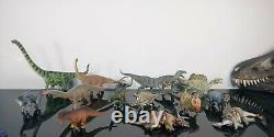 Collecta Dinosaur Lot model T-rex with prey Struthiomimus Rare & Retired