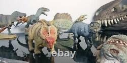 Collecta Dinosaur Lot model T-rex with prey Struthiomimus Rare & Retired