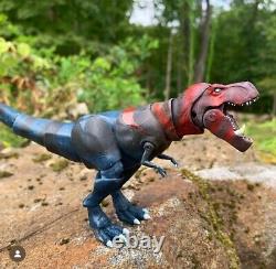 Custom Painted 3d Printed Fang Hatchling Primal Articlulated T-rex Shmonsterarts