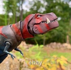 Custom Painted 3d Printed Fang Hatchling Primal Articlulated T-rex Shmonsterarts