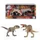 Dinoescape Jurassic World T-Rex vs Spinosaurus figure Large Powerful RARE Japan