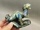 Dinosaur Carving Figurine Labradorite 4 inch Carved Tyrannosaurus Rex #e126