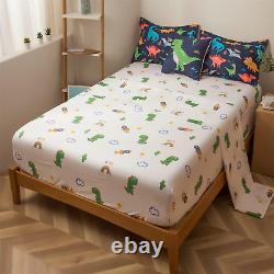 Dinosaur Comforter Set Twin for Boys Kids T-Rex Dino Bedding Set Bed in a Bag 6
