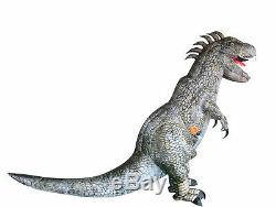 Dinosaur Inflatable Costume T-Rex Halloween Cosplay Party Outfit for Adults Suit