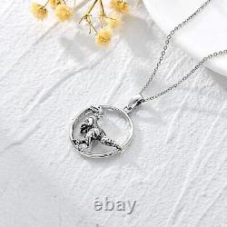Dinosaur Necklace Sterling Silver T-Rex Pendant Necklace Jewelry For Women 20