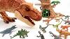 Dinosaur T Rex Eat 15 Little Dinosaurs Jurassic World Mini Dino Playset Toys