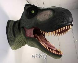 Dinosaur T-Rex Head Wall Mount Prehistoric Prop Resin Life Size Statue Display