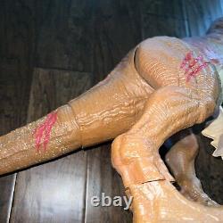 Dinosaur T Rex Toy Tyrannosaurus & Indominus Colossal Jurassic World Park Mattel