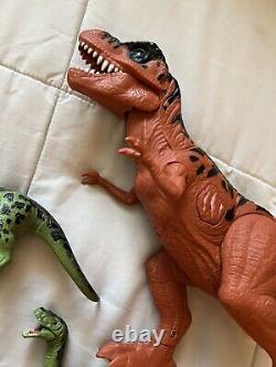 Dinosaur Toys HUGE LOT 27-Toy Collection T-Rex Stegosaurus Action Figures